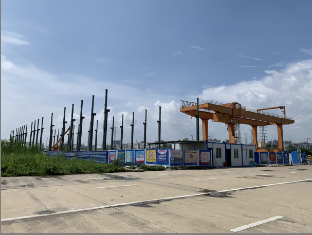 南寧國(guó)際鐵路港柳鋼鋼材過渡倉(cāng)